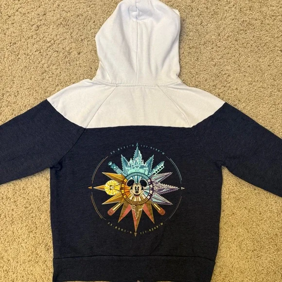 Disneyland Resort Parks Mickey Mouse Embroidered Full Zip Up Hoodie Jacket - L - Picture 7 of 10